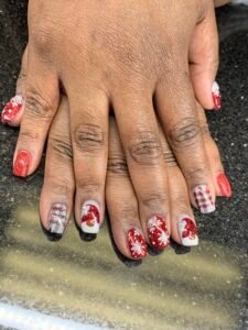 nail art from nail salon in Philipsburg pa